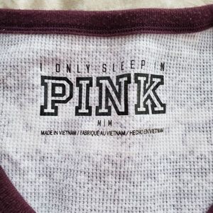 PINK Victoria's Secret Intimates & Sleepwear - HTF victorias secret Pink thermal PJ's PINK Victoria's Secret Intimates & Sleepwear - HTF victorias secret Pink thermal PJ's